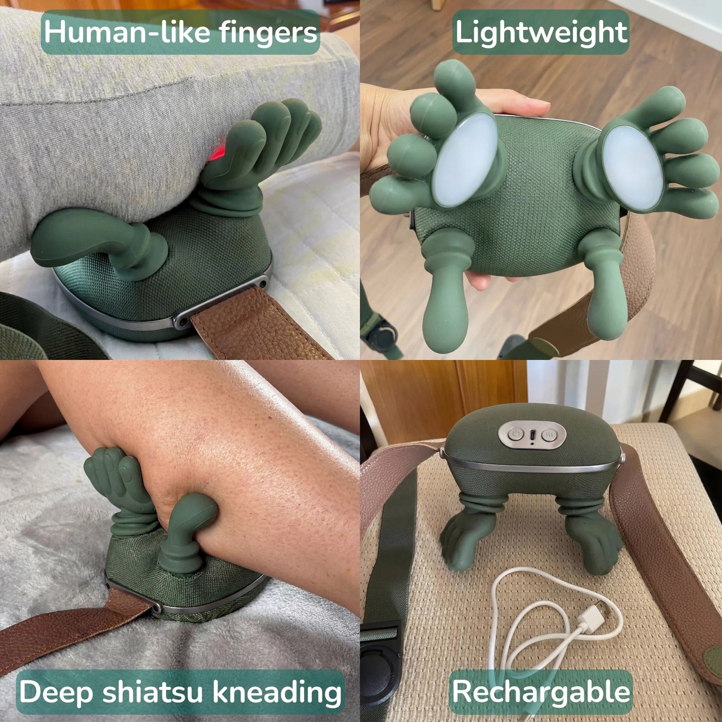 HealCurve Electric 4D Neck & Back Massager – Pain & Muscle Relief